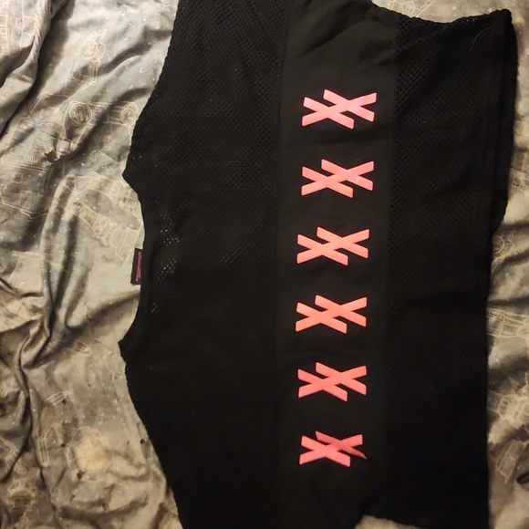 machine gun kelly mesh crop top L - Picture 2 of 6